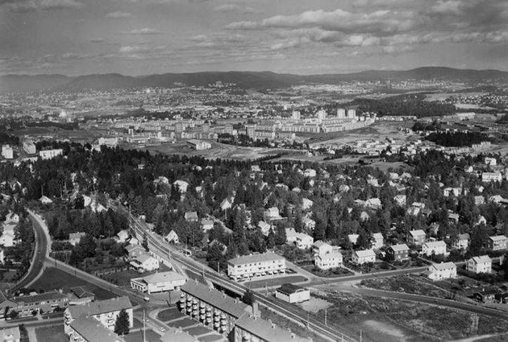 Gammelt bilde av Lambertseter