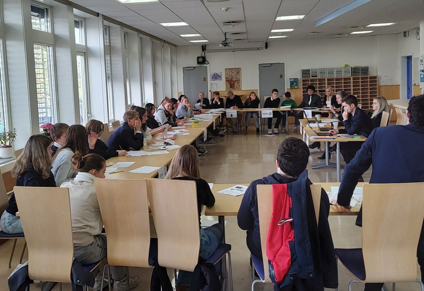 Foto: Jonas Bjørheim Gjesdal Klumaforhandlinger på ungdomstrinnet